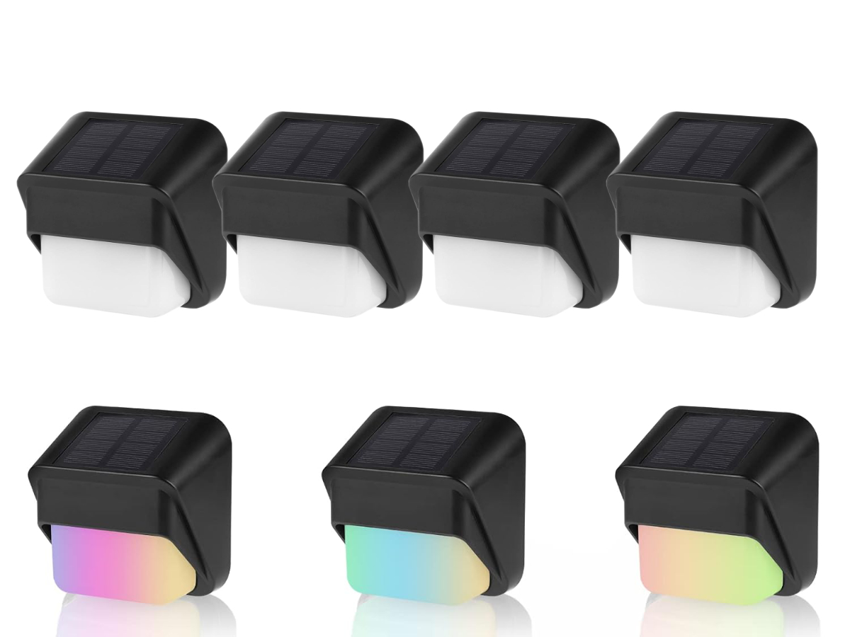 4x lampa elewacyjna solarna